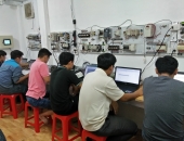 Dạy thực hành PLC Siemens, Omron, Mitsubishi, biến tần, HMI..cấp tốc